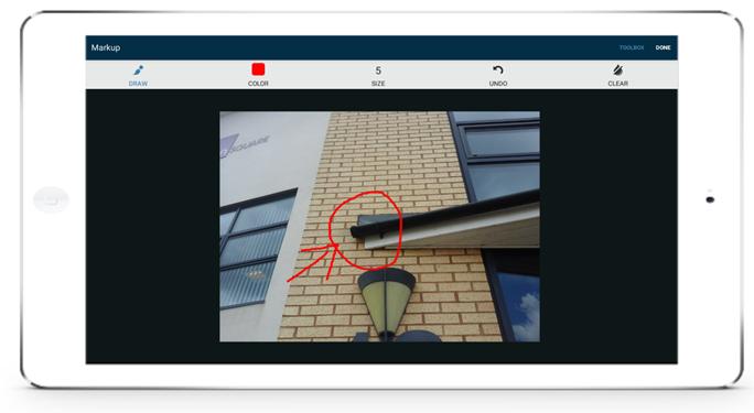 Deltek PIM Mobile App_take pictures and make annotations